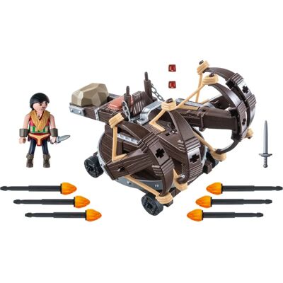 Playmobil Eret z 4 Strzałami w Ognistą Balistę - Zabawka Bitewna Playmobil Eret z 4 Strzałami w Ognistą Balistę - Zabawka Bitewna
