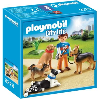 Playmobil 9279 Cidade - Treinador de Cães - Set de Brinquedo Playmobil 9279 Cidade - Treinador de Cães - Set de Brinquedo