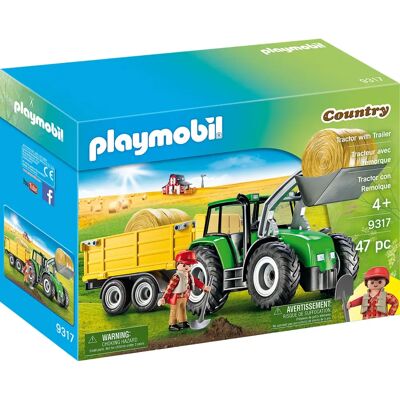 Playmobil Traktor z Przyczepą - Sprzęt Rolniczy Playmobil Traktor z Przyczepą - Sprzęt Rolniczy