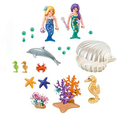Set Playmobil - Étui sirène avec accessoires - Publicité Set Playmobil - Étui sirène avec accessoires - Publicité