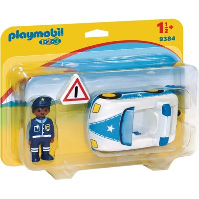 Playmobil 1.2.3 9384 Voiture de Police - Jouet Playmobil 1.2.3 9384 Voiture de Police - Jouet