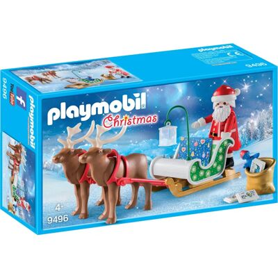 Playmobil Sanie świętego Mikołaja z reniferami - Zestaw Zabawek Playmobil Sanie świętego Mikołaja z reniferami - Zestaw Zabawek