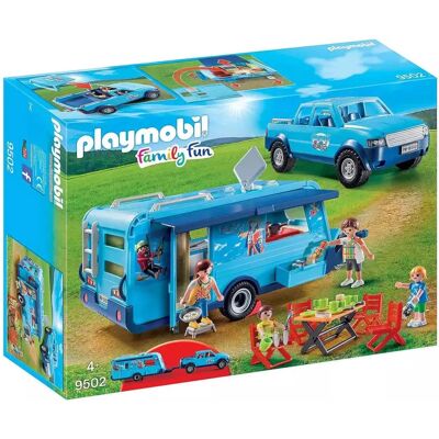 PLAYMOBIL Family Fun Pick-up et Caravane - 44 pièces - Publicité PLAYMOBIL Family Fun Pick-up et Caravane - 44 pièces - Publicité