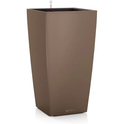 Vaso Cubico 22 Indoor con Sistema di Auto-irrigazione - Marrone Vaso Cubico 22 Indoor con Sistema di Auto-irrigazione - Marrone