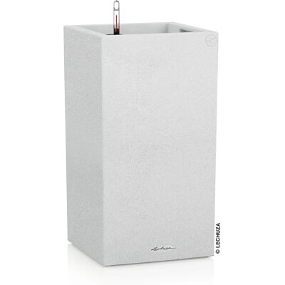 Lechuza Canto Stein Hoch - Weiß - Selbstbewässerung - 56cm Lechuza Canto Stein Hoch - Weiß - Selbstbewässerung - 56cm