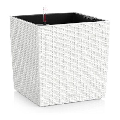 LECHUZA CUBE Cottage 50 Automatyczne podlewanie - Biały LECHUZA CUBE Cottage 50 Automatyczne podlewanie - Biały
