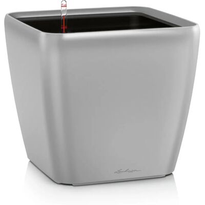 Lechuza Vaso de interior y exterior Quadro LS 21 - Plata Lechuza Vaso de interior y exterior Quadro LS 21 - Plata
