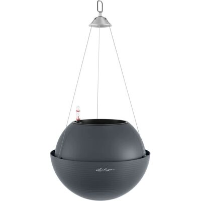 LECHUZA BOLA 32 Porta Piante Suspesa Grigia - Hanging Planter LECHUZA BOLA 32 Porta Piante Suspesa Grigia - Hanging Planter