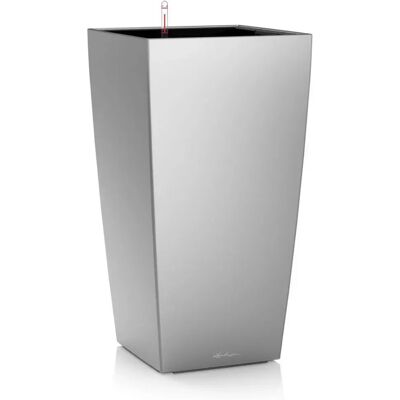 Lechuza Silber Pflanzgefäß - 50 cm Selbstbewässernd Rechteckig Lechuza Silber Pflanzgefäß - 50 cm Selbstbewässernd Rechteckig