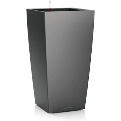 Lechuza CUBICO 40 Tutto-in-Uno Vaso da Interno - Autowatering, Antracite Lechuza CUBICO 40 Tutto-in-Uno Vaso da Interno - Autowatering, Antracite