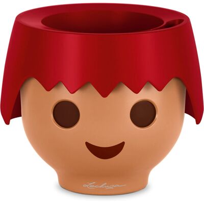 Lechuza OJO Vaso da interno - Indicatore livello acqua interattivo - Fire Red Lechuza OJO Vaso da interno - Indicatore livello acqua interattivo - Fire Red