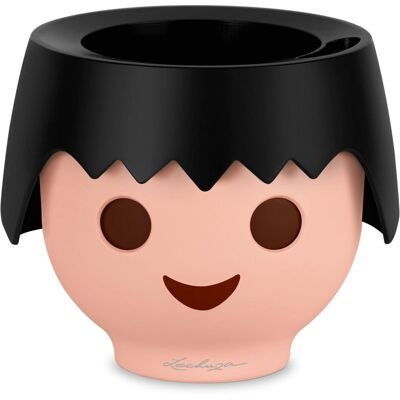 LECHUZA OJO - Vaso autoirrigante nero e rosa da interno - Tavolo LECHUZA OJO - Vaso autoirrigante nero e rosa da interno - Tavolo