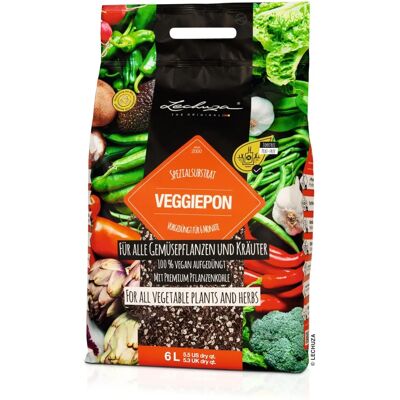 Lechuza Veggiepon Pflanzsubstrat - 6 Liter - Gemüseanbau Lechuza Veggiepon Pflanzsubstrat - 6 Liter - Gemüseanbau