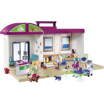 Playmobil City Life 70146 Przenośna klinika weterynaryjna - Zestaw zabawek Playmobil City Life 70146 Przenośna klinika weterynaryjna - Zestaw zabawek