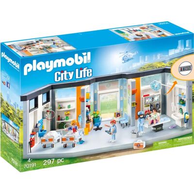 Playmobil 70191 Stadtleben Krankenhaus Flügel Spielset 297PCs Playmobil 70191 Stadtleben Krankenhaus Flügel Spielset 297PCs