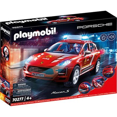 Playmobil Porsche Macan S Straż Pożarna - Pojazd do zabawy Playmobil Porsche Macan S Straż Pożarna - Pojazd do zabawy