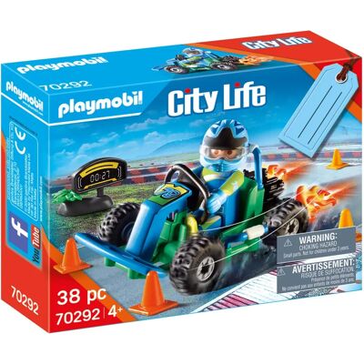 Playmobil 70292 Circuit de Go-Kart - Jouet de construction - Publicité Playmobil 70292 Circuit de Go-Kart - Jouet de construction - Publicité