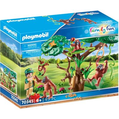 Playmobil FamilyFun 70345 Jouet de Construction - Orangutans avec Arbre - Publicité Playmobil FamilyFun 70345 Jouet de Construction - Orangutans avec Arbre - Publicité