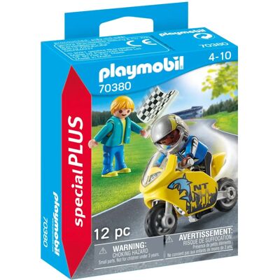 Playmobil SpecialPlus 070380 Meninos com Motocicleta Kit de Brinquedos - Kit de Brinquedos Playmobil SpecialPlus 070380 Meninos com Motocicleta Kit de Brinquedos - Kit de Brinquedos