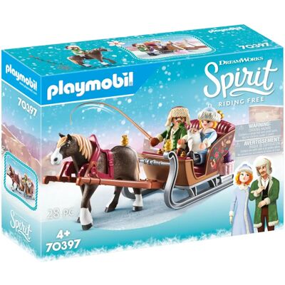 Playmobil Promenade en traîneau Spirit - Ensemble de jouets - Publicité Playmobil Promenade en traîneau Spirit - Ensemble de jouets - Publicité