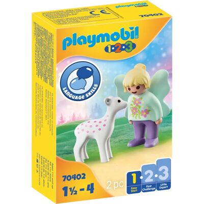 Playmobil 70402 Fée et Faon Ensemble - Système 1.2.3 - Publicité Playmobil 70402 Fée et Faon Ensemble - Système 1.2.3 - Publicité