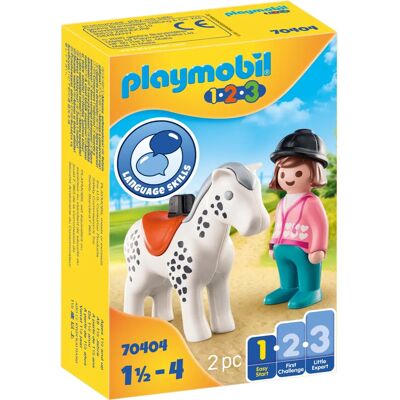 Playmobil 70404 Cavalier avec Cheval - Jouet pour enfants - Publicité Playmobil 70404 Cavalier avec Cheval - Jouet pour enfants - Publicité
