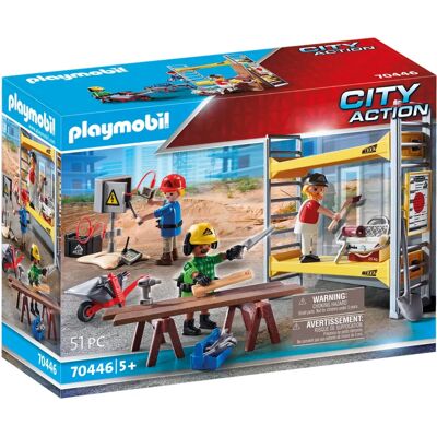 Playmobil Action en Ville - Échafaudage avec Artisans(70446) - Publicité Playmobil Action en Ville - Échafaudage avec Artisans(70446) - Publicité