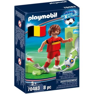 Playmobil 70483 Jogador de futebol belga - Figura infantil Playmobil 70483 Jogador de futebol belga - Figura infantil