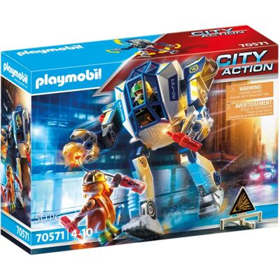 Playmobil City Action 70571 Robot de police - Jouet de construction Playmobil City Action 70571 Robot de police - Jouet de construction