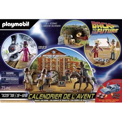 Playmobil 70576 Calendário do Advento De Volta para o Futuro - Conjunto de Brinquedos Playmobil 70576 Calendário do Advento De Volta para o Futuro - Conjunto de Brinquedos