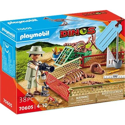 Set Paléontologue Dino Playmobil - Jouet de construction - Publicité Set Paléontologue Dino Playmobil - Jouet de construction - Publicité