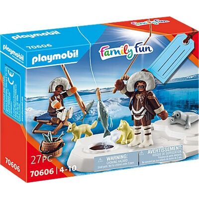 Playmobil 70606 Diversão em Família Pescador de Gelo - Brinquedo de construção Playmobil 70606 Diversão em Família Pescador de Gelo - Brinquedo de construção