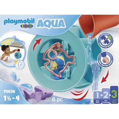 Playmobil 1.2.3 Whirlpool med babyhaj (70636) Playmobil 1.2.3 Whirlpool med babyhaj (70636)