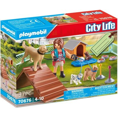 Set di addestramento cani Playmobil 70676 - Vita in città Set di addestramento cani Playmobil 70676 - Vita in città