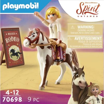 Playmobil 70698 Spirit Riding Free - Rodeo Abigail - Børne Legetøj Figur Playmobil 70698 Spirit Riding Free - Rodeo Abigail - Børne Legetøj Figur