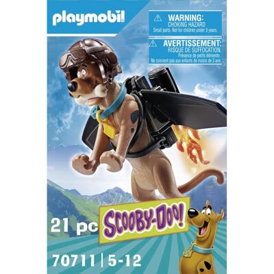 Playmobil 70711 Brinquedo infantil - Scooby-Doo! Piloto Multicolor - Brinquedo Infantil Playmobil 70711 Brinquedo infantil - Scooby-Doo! Piloto Multicolor - Brinquedo Infantil
