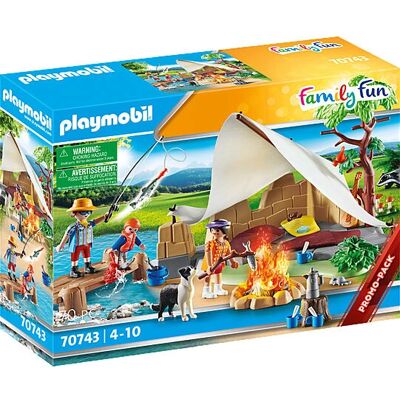 Playmobil FamilyFun 70743 Bauspielzeug - Familien-Campingurlaub Playmobil FamilyFun 70743 Bauspielzeug - Familien-Campingurlaub