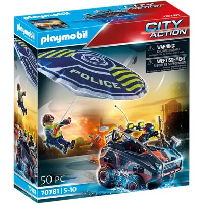 Playmobil Police Parachute with Amphibious Vehicle (70781) Playmobil Police Parachute with Amphibious Vehicle (70781)