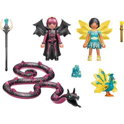 Playmobil Adventures of Ayuma: Crystal Fairy and Bat Fairy with Soul Animal (70803) Playmobil Adventures of Ayuma: Crystal Fairy and Bat Fairy with Soul Animal (70803)
