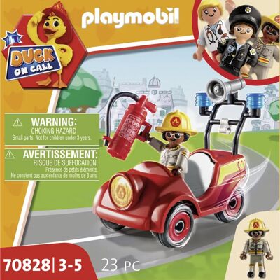 Playmobil Duck On Call Mini Carro Bombeiro - Brinquedo Infantil Playmobil Duck On Call Mini Carro Bombeiro - Brinquedo Infantil