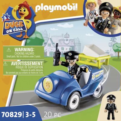 Playmobil Ente Im Einsatz Mini Polizeiauto - Spielset Playmobil Ente Im Einsatz Mini Polizeiauto - Spielset