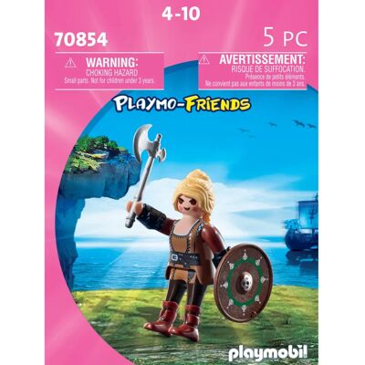 Figura articulada de Viking Feminino Playmobil - Brinquedo infantil Figura articulada de Viking Feminino Playmobil - Brinquedo infantil