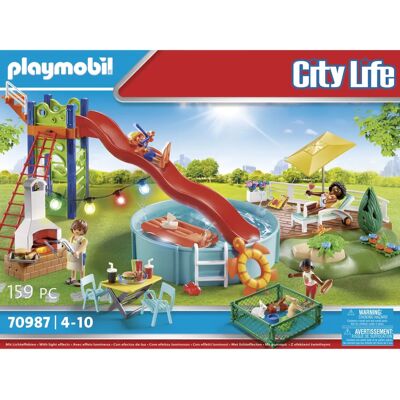 Playmobil Vie de Ville Fête à la Piscine 70987 - Publicité Playmobil Vie de Ville Fête à la Piscine 70987 - Publicité