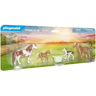 Playmobil Isländska Ponnys med Fölen - Barnleksak Playmobil Isländska Ponnys med Fölen - Barnleksak