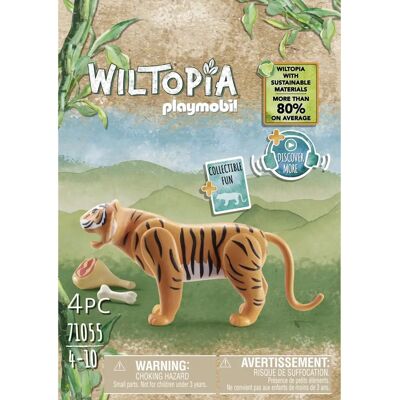Playmobil Wiltopia Tiger - Bærekraftig Leketøy for Barn Playmobil Wiltopia Tiger - Bærekraftig Leketøy for Barn