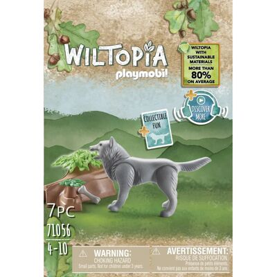 Playmobil Wiltopia Wolf Tierfigur - Umweltfreundlich, AR, Kreatives Spielen Playmobil Wiltopia Wolf Tierfigur - Umweltfreundlich, AR, Kreatives Spielen