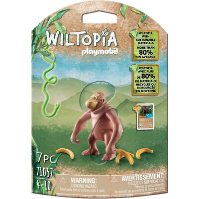 Playmobil Wiltopia Orangutã Brinquedo - Materiais Ecológicos - Figura Animal Playmobil Wiltopia Orangutã Brinquedo - Materiais Ecológicos - Figura Animal