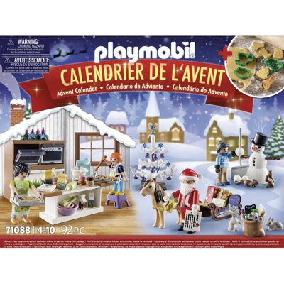 Calendrier de l'Avent Playmobil City Life 71088 - Boulangerie de Noël, 4 Personnages - Publicité Calendrier de l'Avent Playmobil City Life 71088 - Boulangerie de Noël, 4 Personnages - Publicité