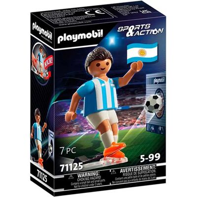 Playmobil Joueur de Football Argentin - Figurine d'Action - Publicité Playmobil Joueur de Football Argentin - Figurine d'Action - Publicité