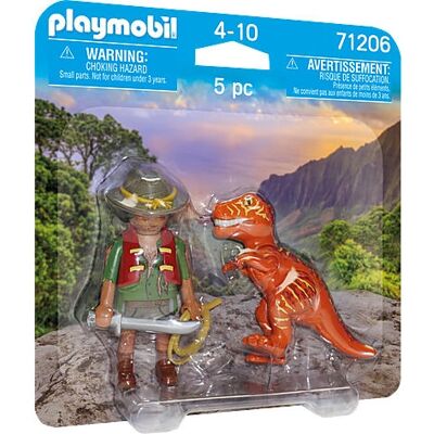 Set Gioco Esploratore Dinosaurio Playmobil - Figure Articolate Set Gioco Esploratore Dinosaurio Playmobil - Figure Articolate